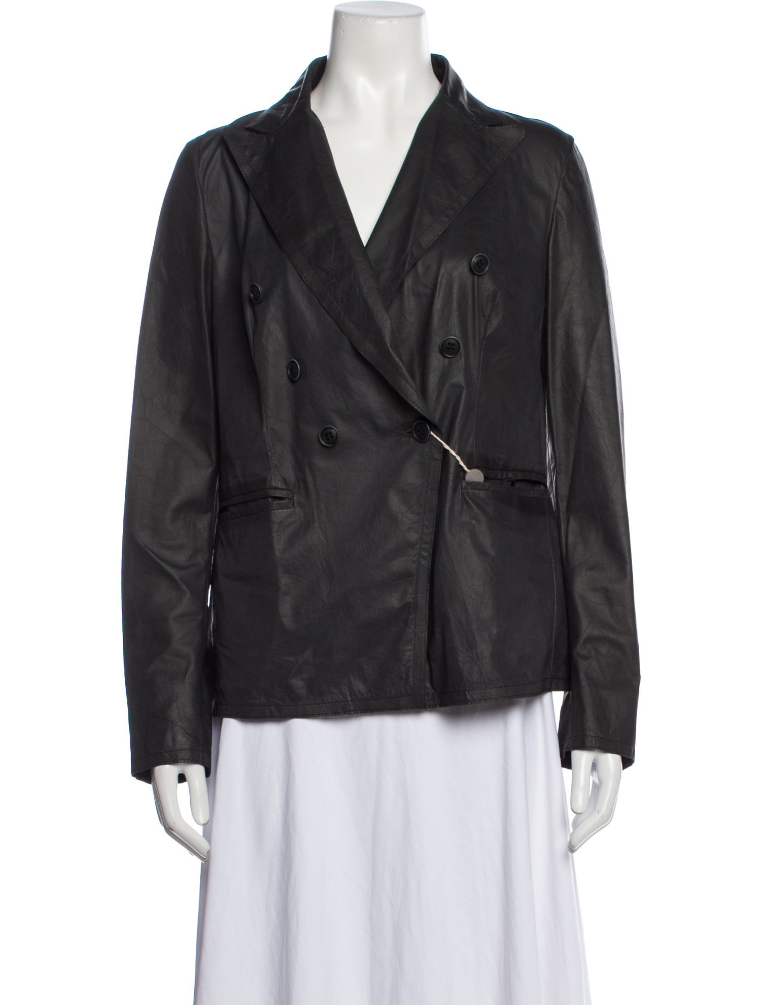 Salvatore Santoro Leather Blazer