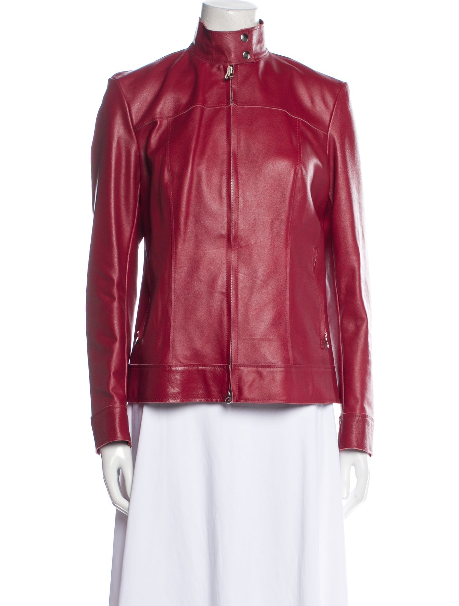 Salvatore Santoro Leather Biker Jacket w/ Tags