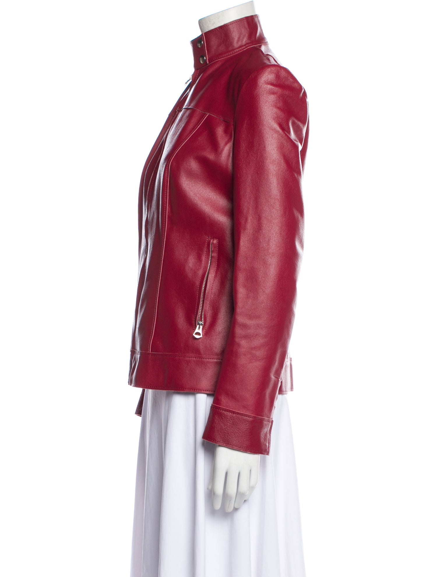 Salvatore Santoro Leather Biker Jacket w/ Tags