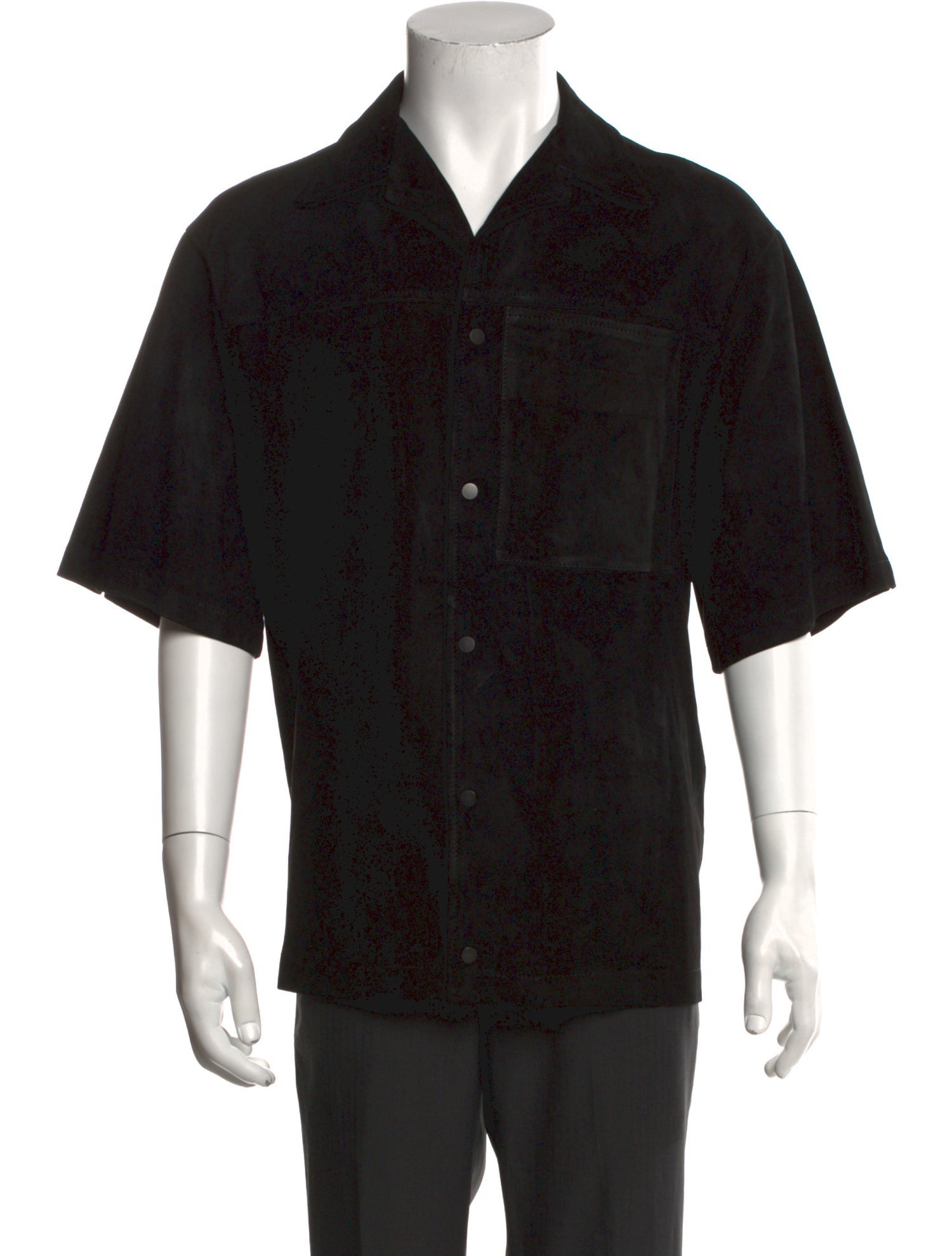 Salvatore Santoro Lambskin Short Sleeve Shirt w/ Tags