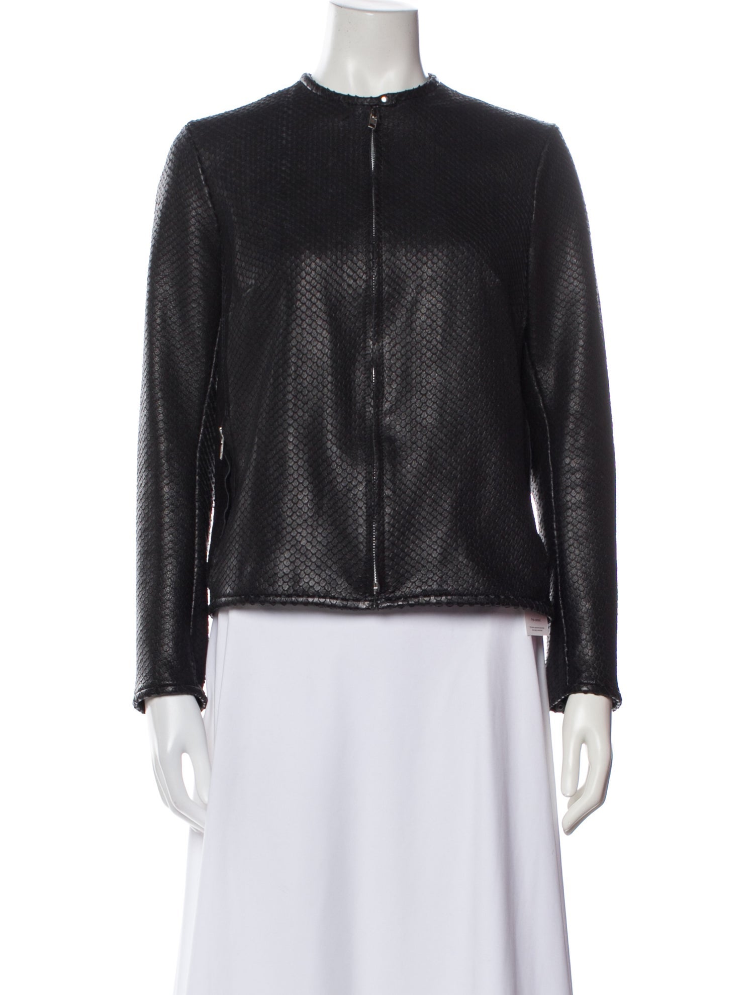 Salvatore Santoro Leather Evening Jacket