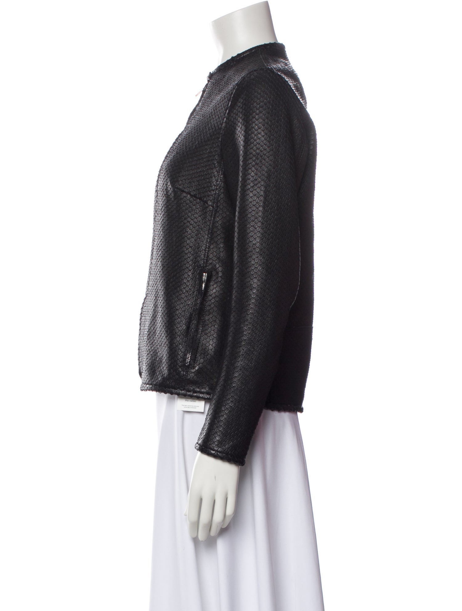 Salvatore Santoro Leather Evening Jacket