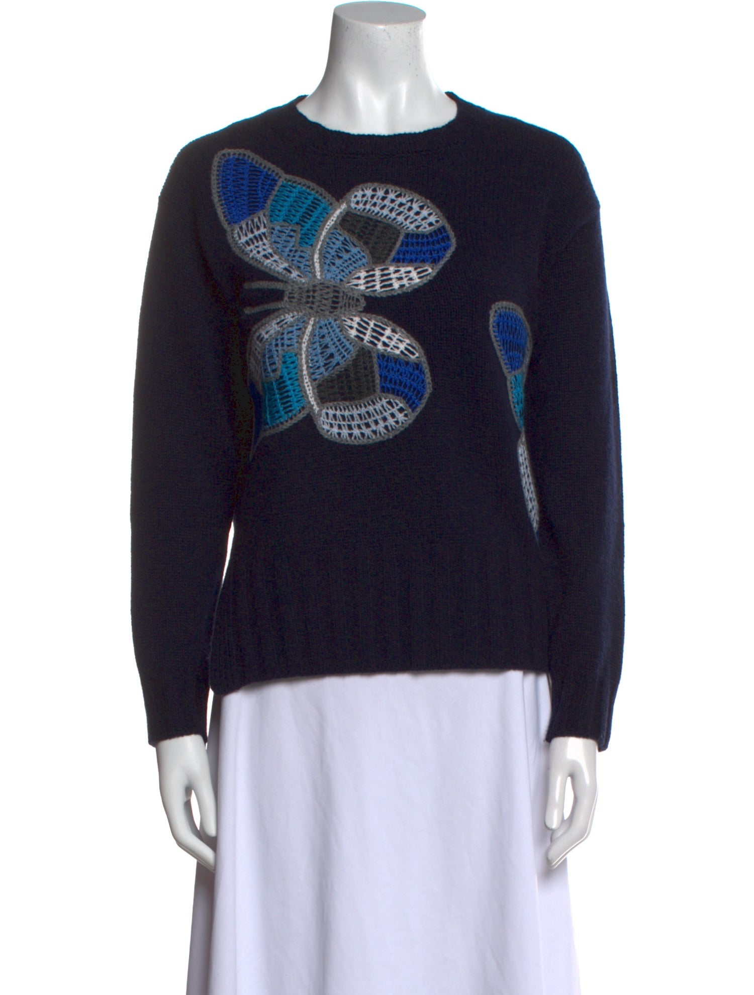 Saverio Palatella Cashmere Printed Sweater