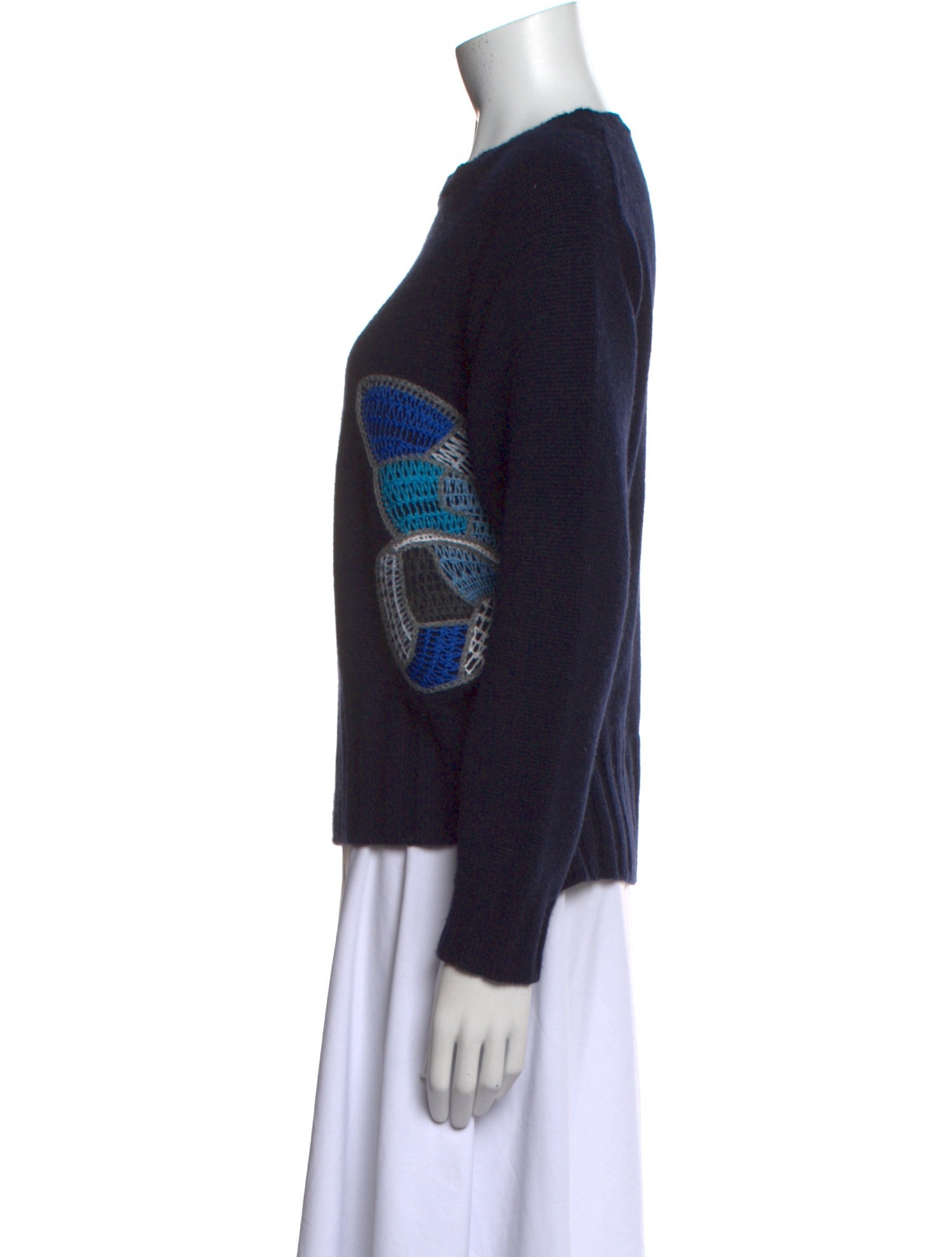 Saverio Palatella Cashmere Printed Sweater