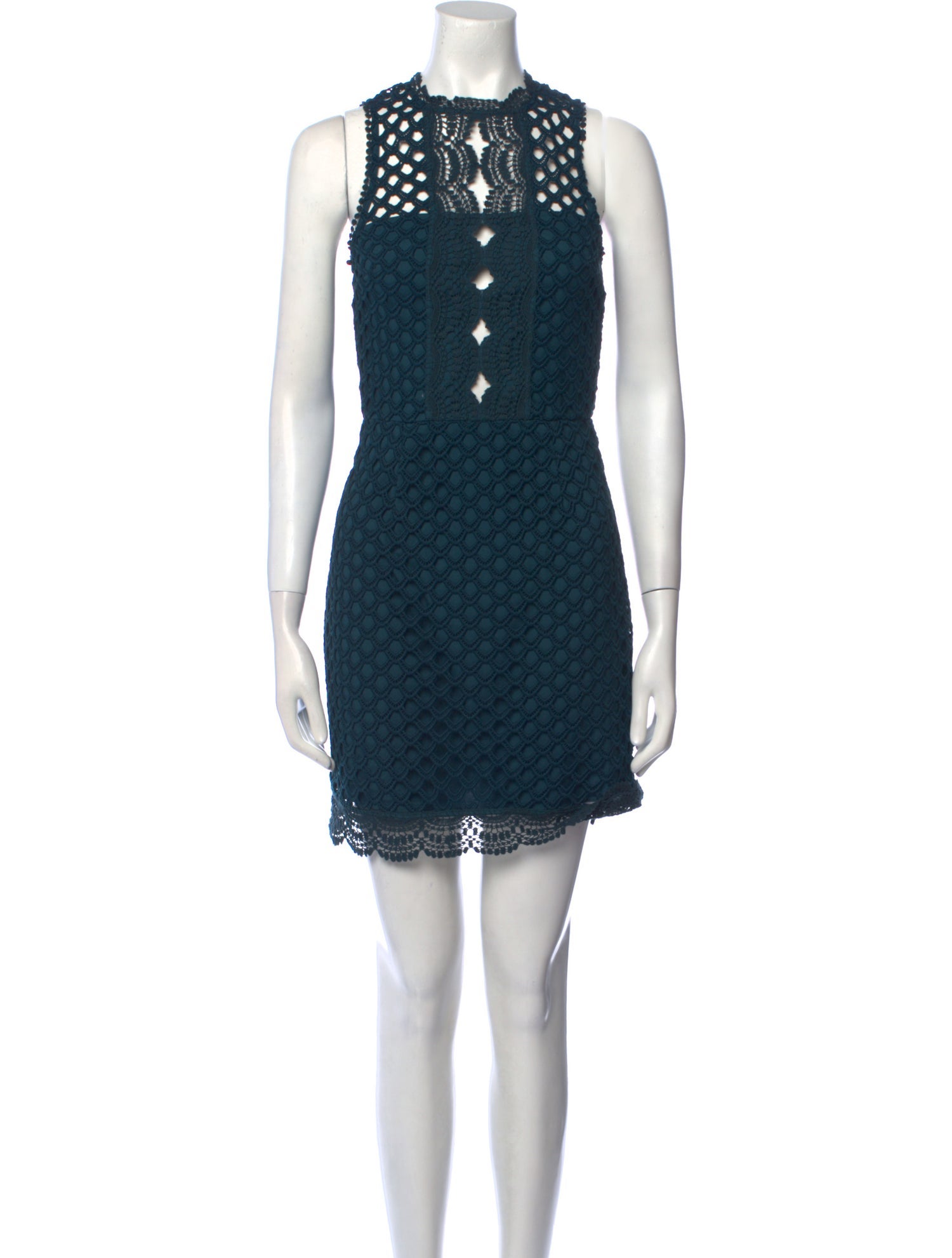 Saylor Mock Neck Mini Dress