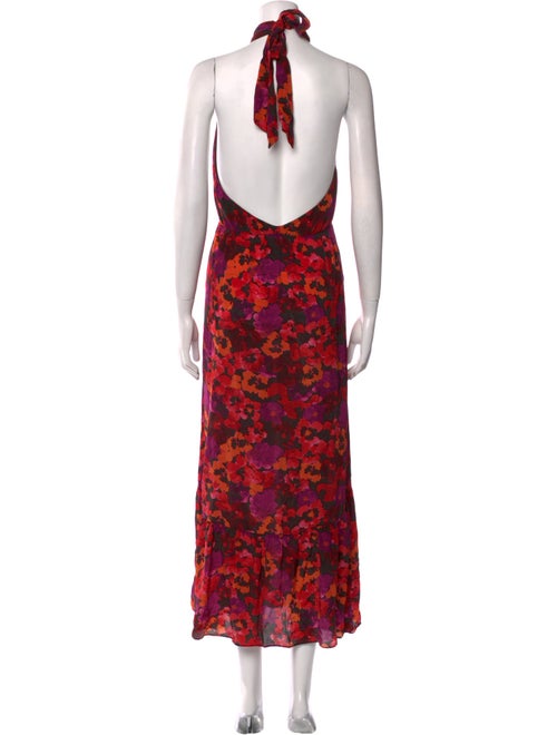 Saylor Floral Print Long Dress