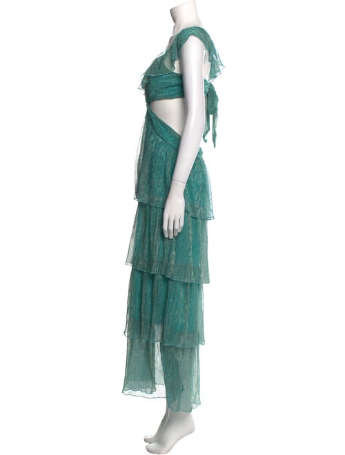 Saylor V-Neck Midi Length Dress