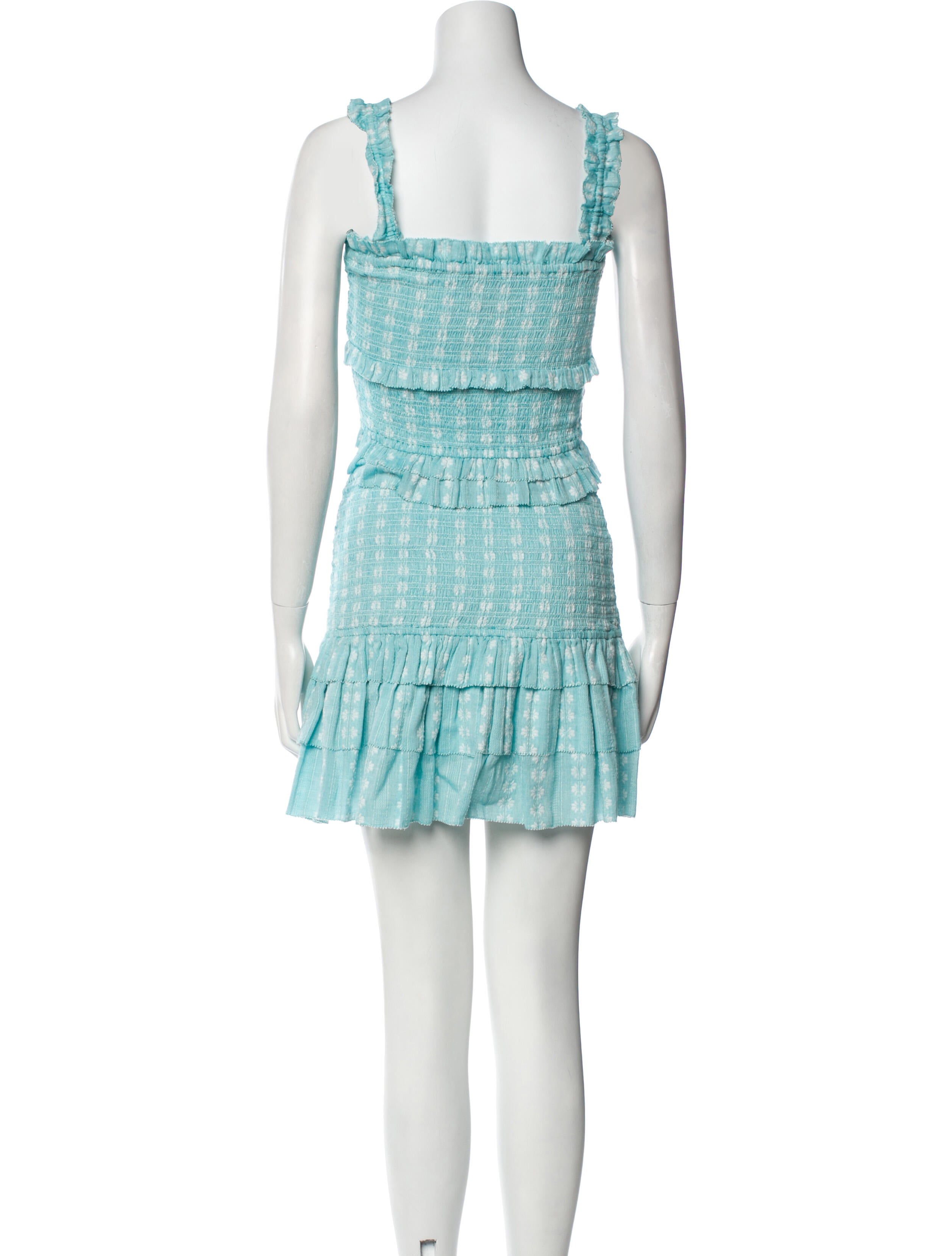 Saylor Tweed Pattern Ruffle Embellishment Skirt Set