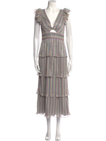 Saylor Dresses Striped Long Dress S