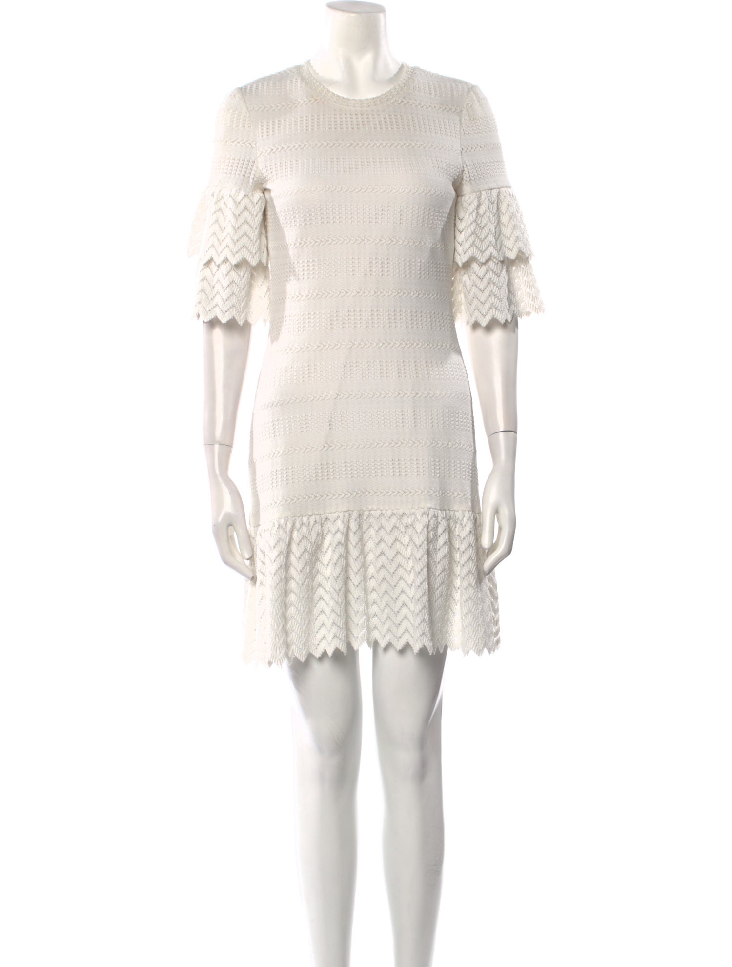 Saylor Crew Neck Mini Dress