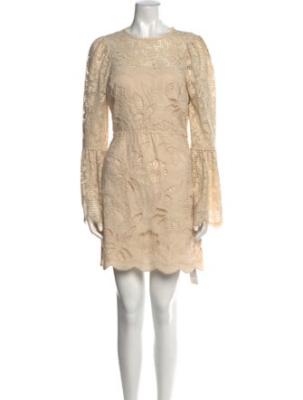Saylor Crew Neck Mini Dress