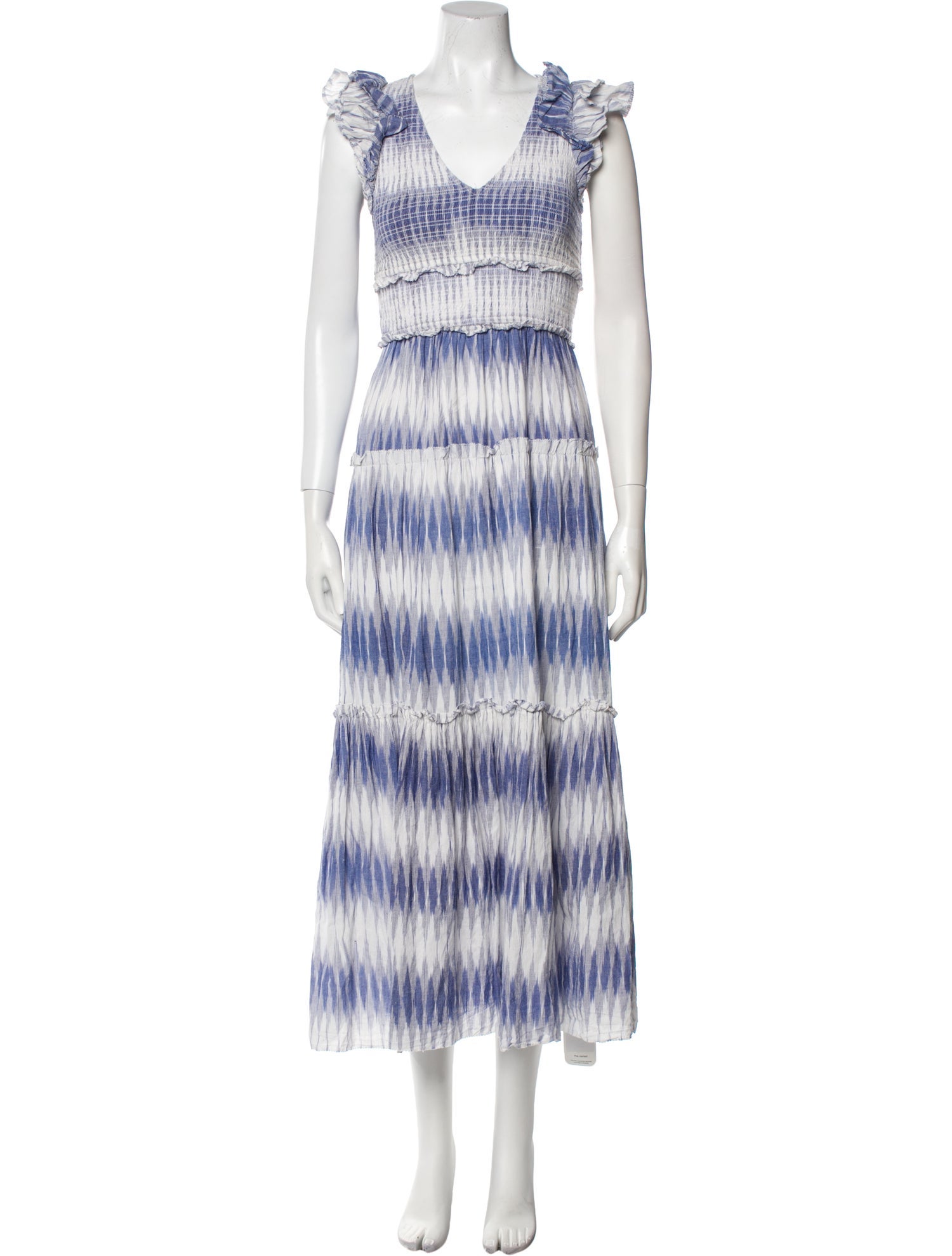 Saylor Tie-Dye Print Long Dress