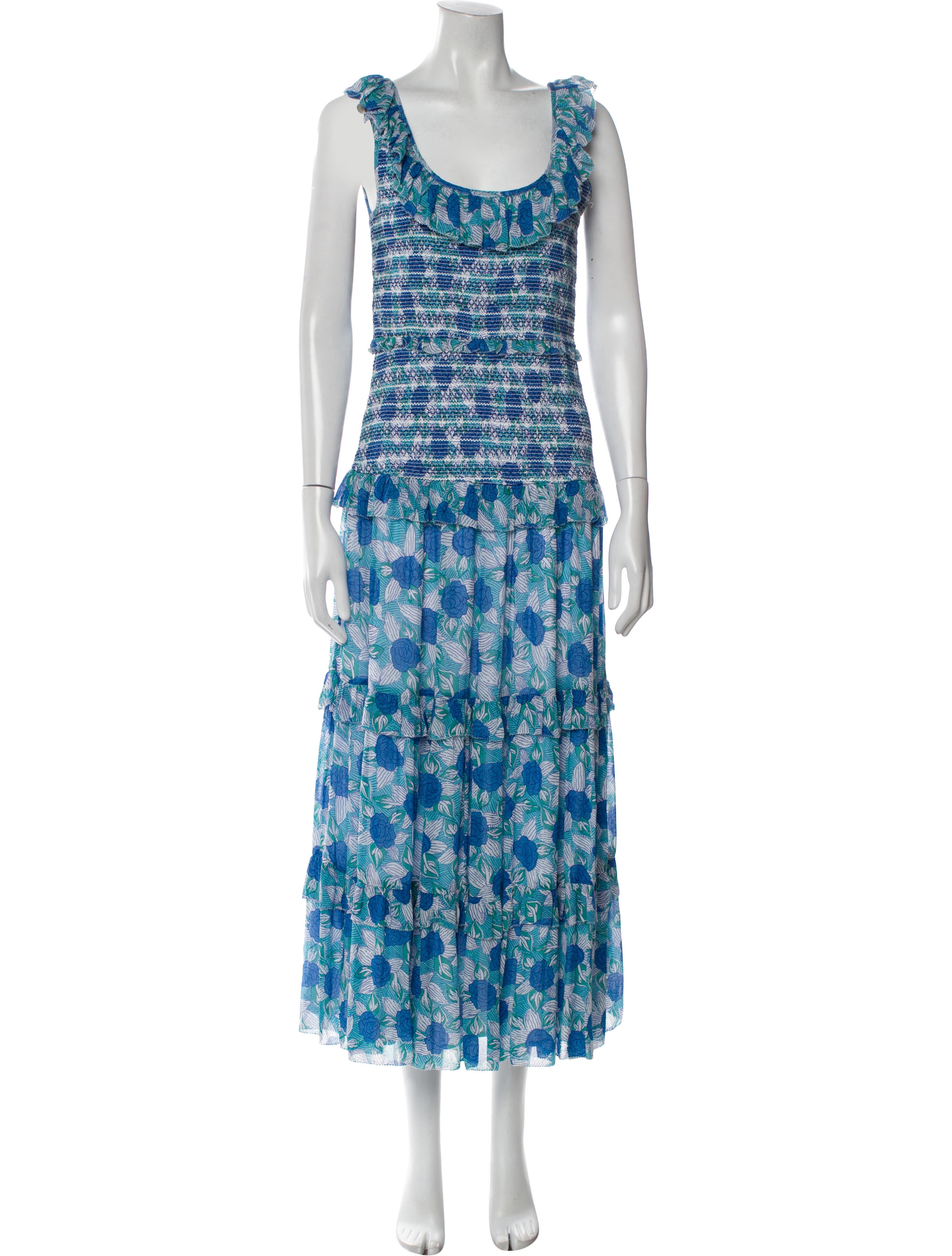 Saylor Printed Long Dress
