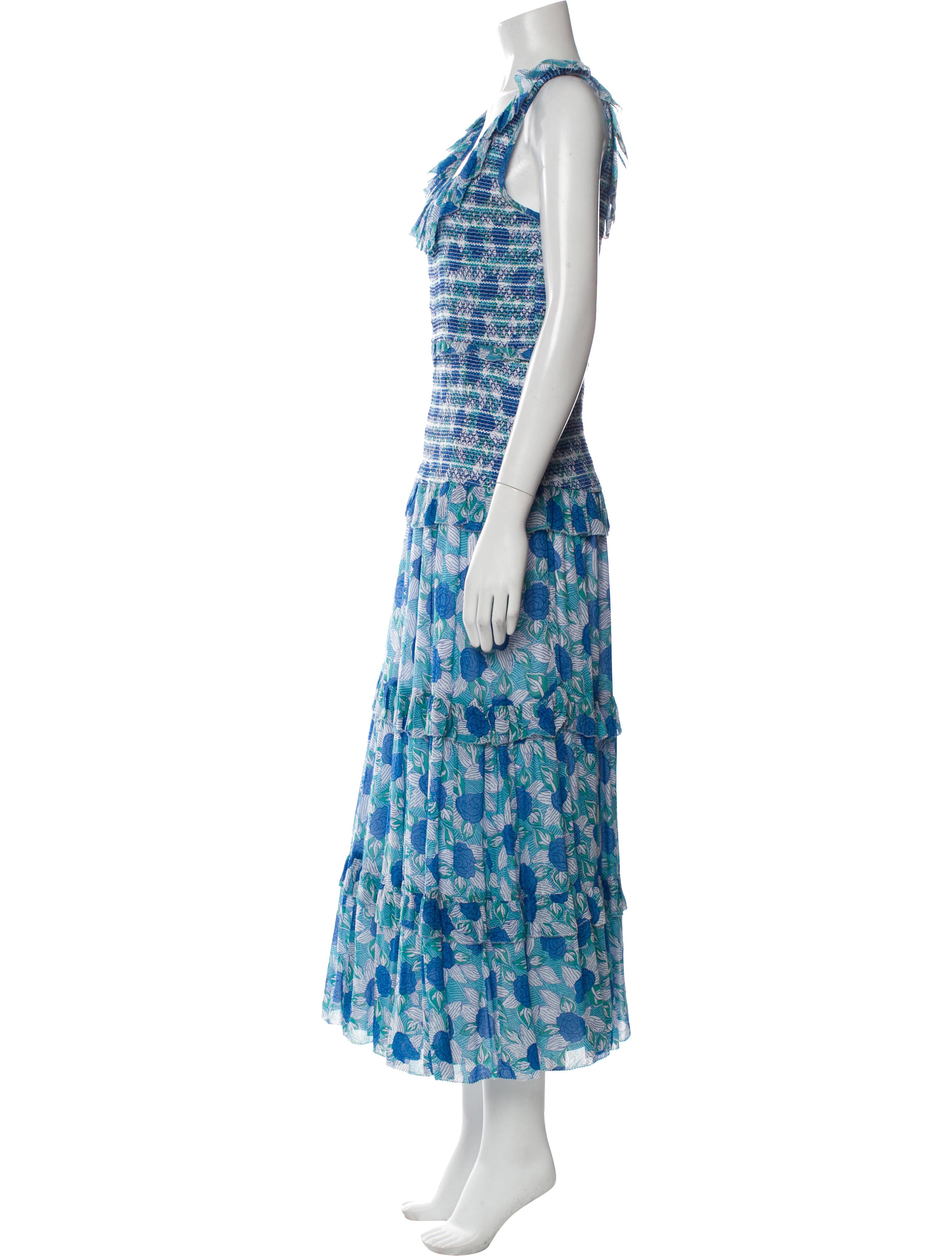 Saylor Printed Long Dress