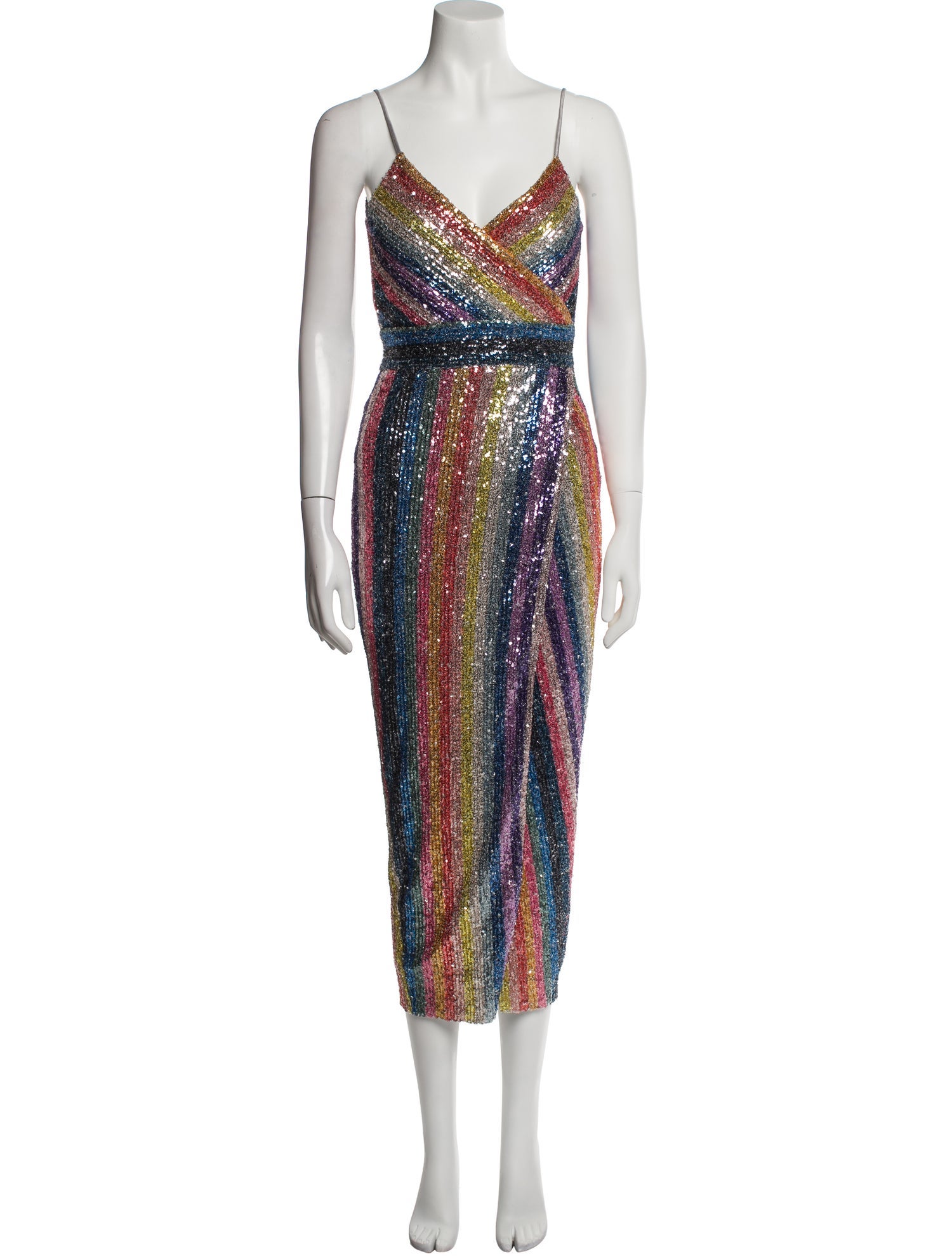 Saylor Striped Long Dress