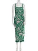 Saylor Floral Print Long Dress
