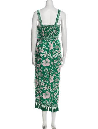 Saylor Floral Print Long Dress