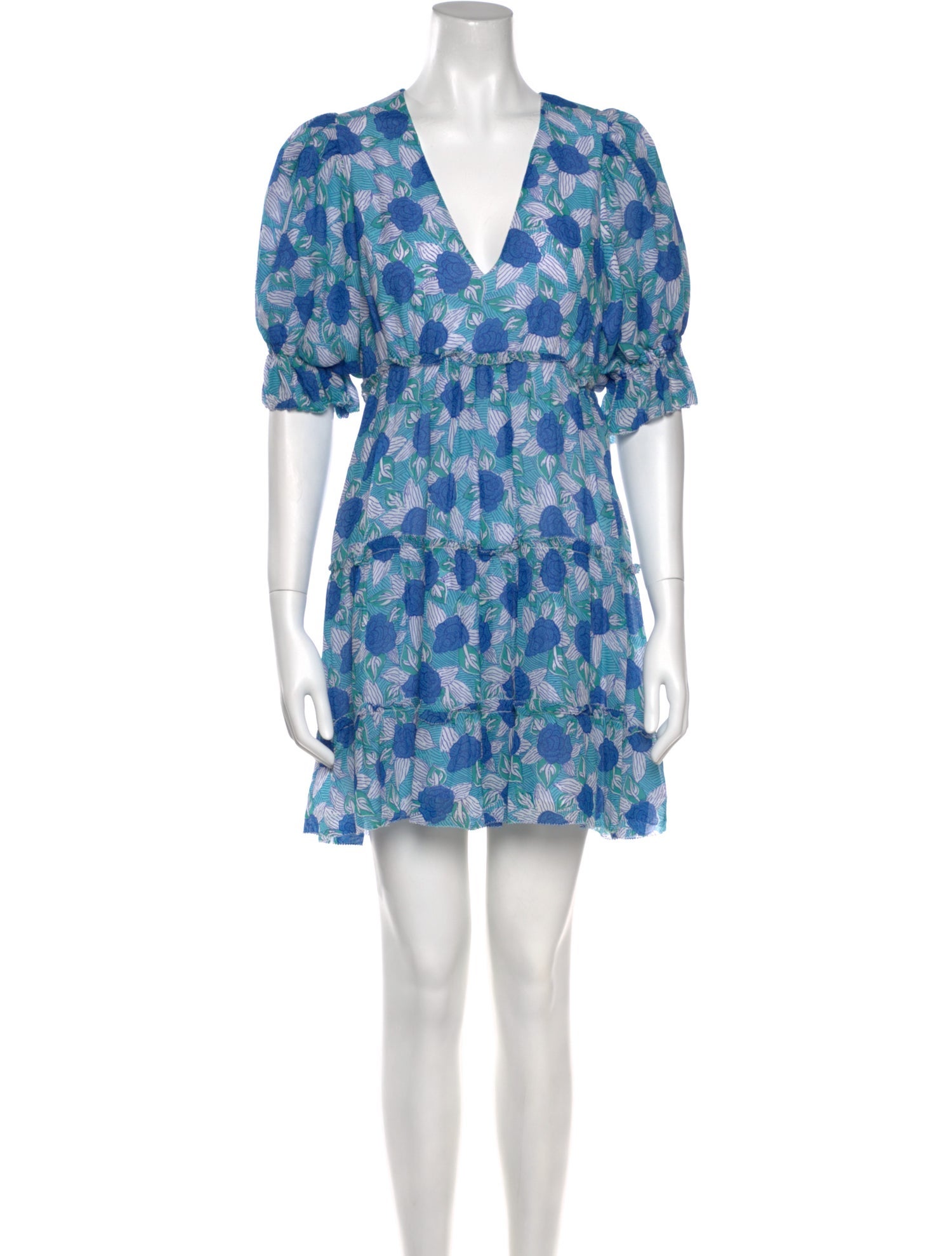 Saylor Floral Print Mini Dress