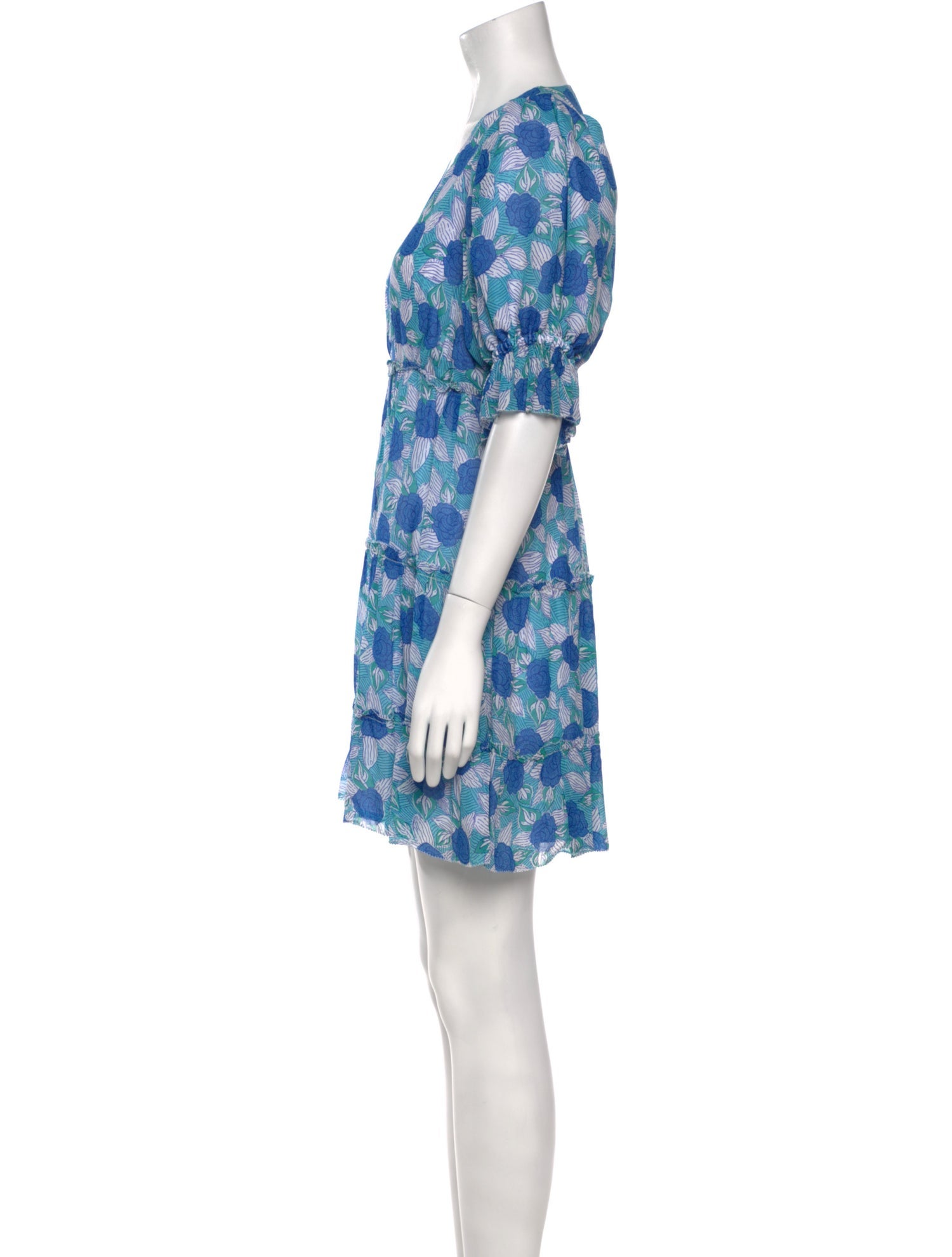 Saylor Floral Print Mini Dress