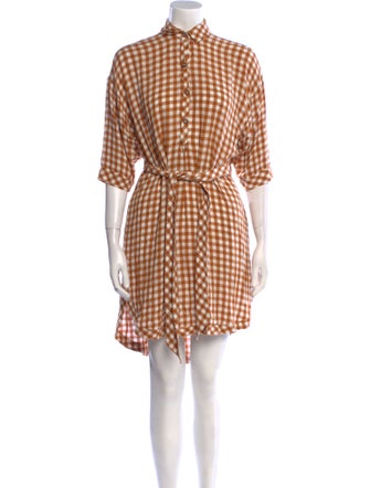 Saylor Plaid Print Romper