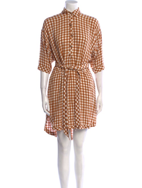 Saylor Plaid Print Romper