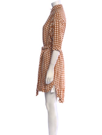 Saylor Plaid Print Romper