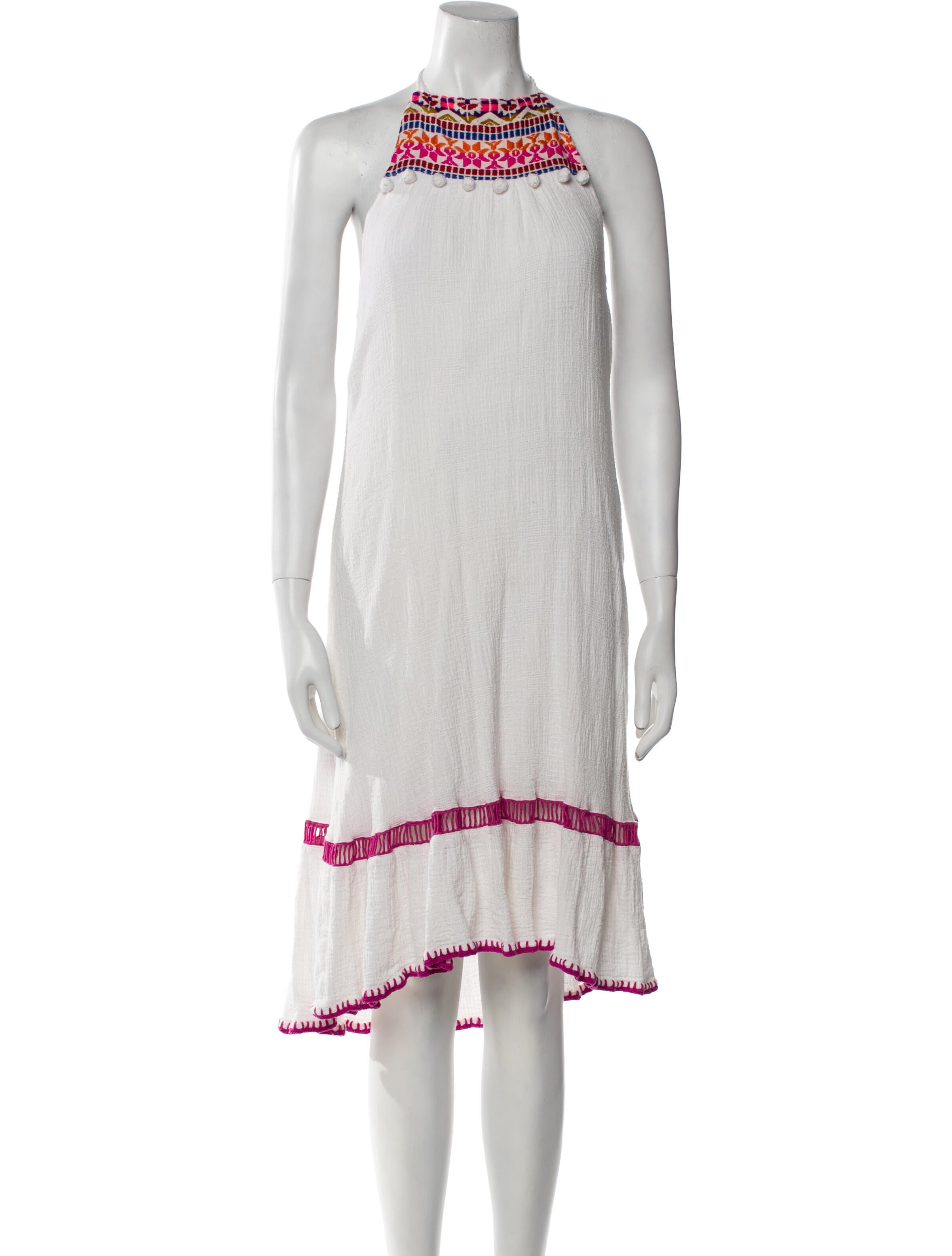 Saylor Halterneck Knee-Length Dress