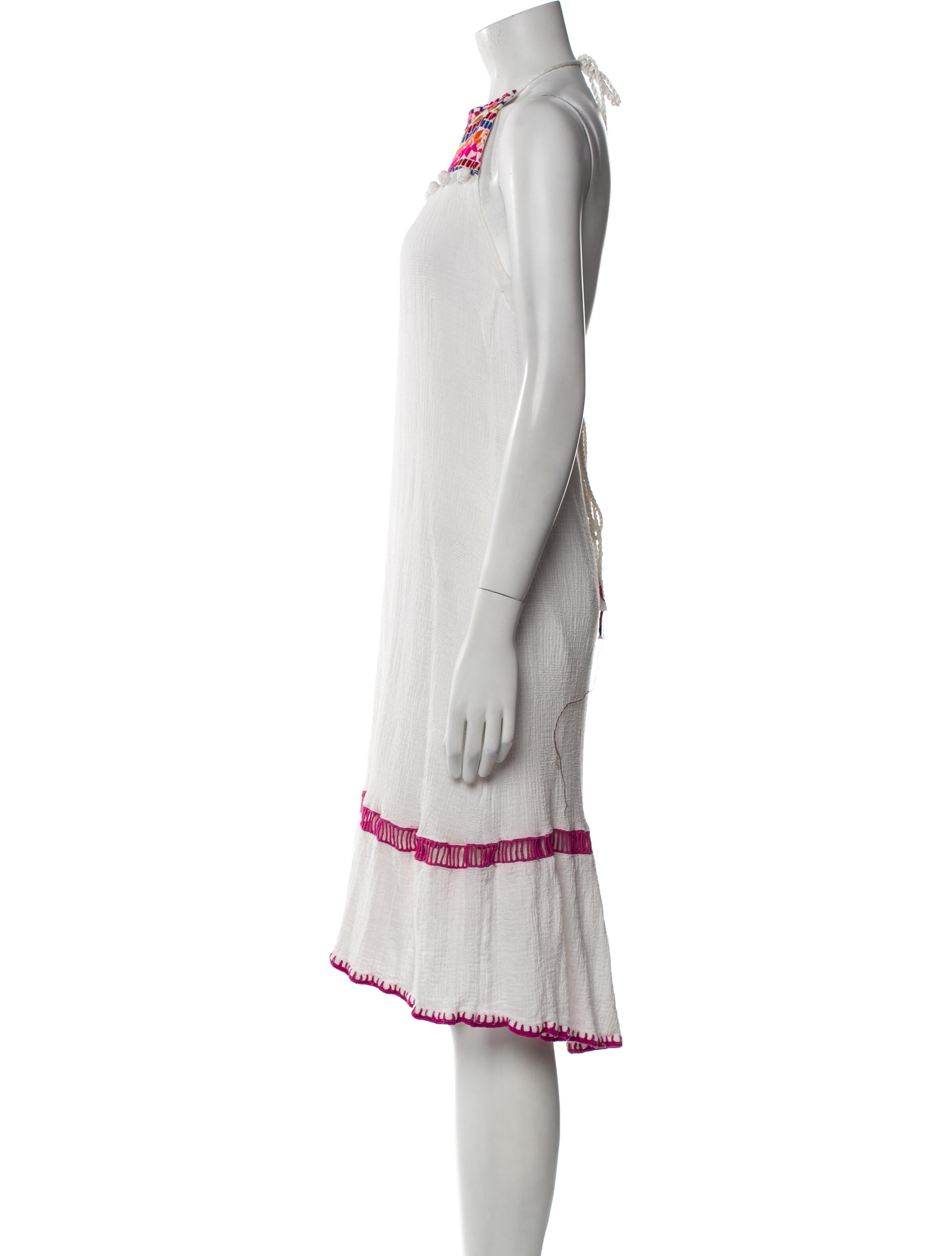 Saylor Halterneck Knee-Length Dress