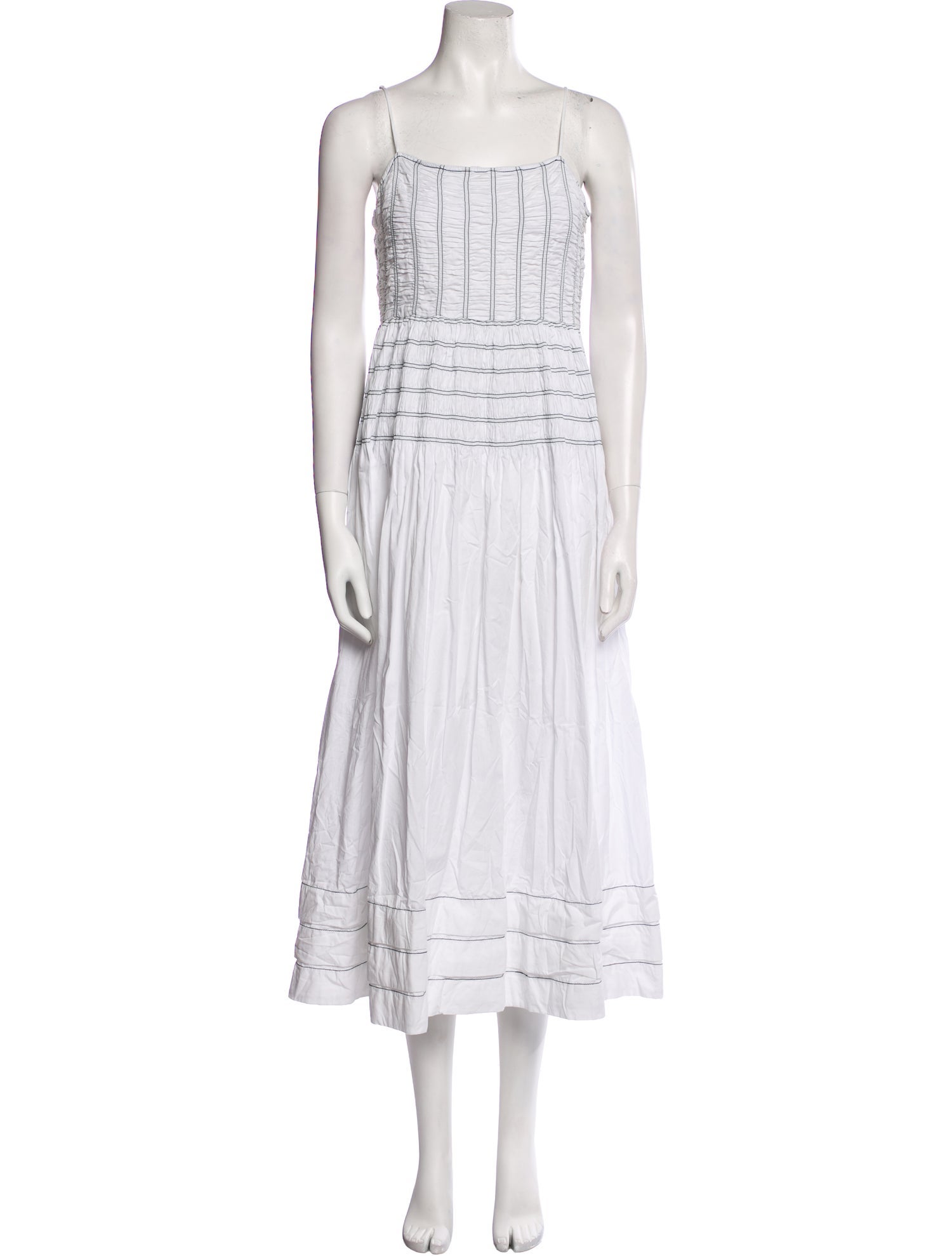 Saylor Striped Long Dress