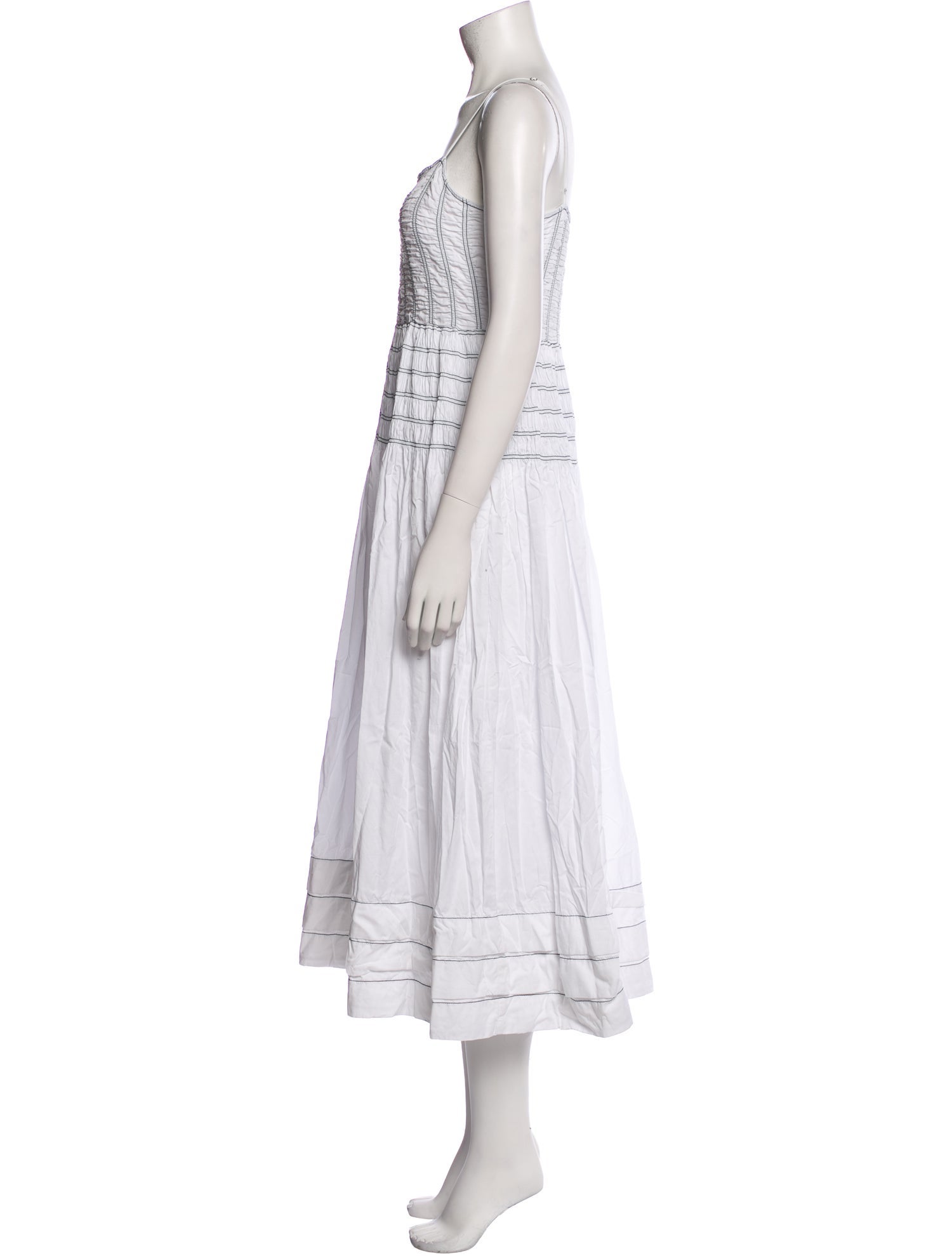 Saylor Striped Long Dress