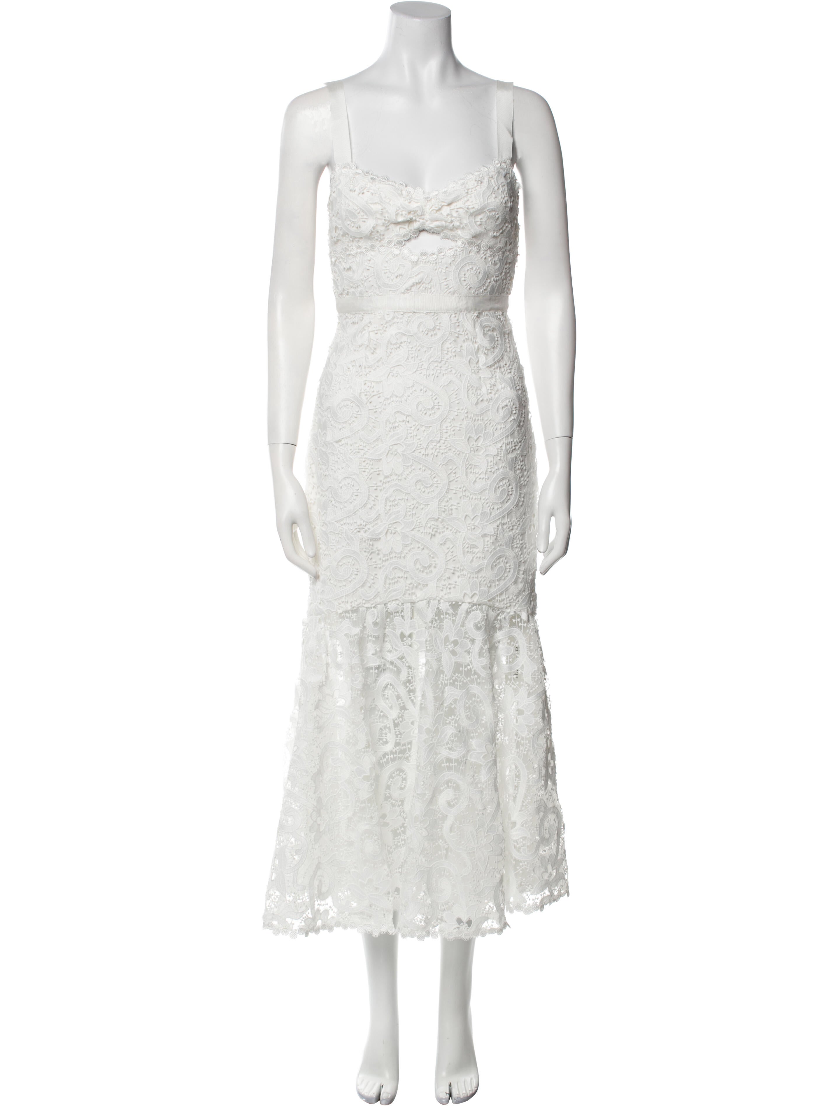 Saylor Square Neckline Long Dress