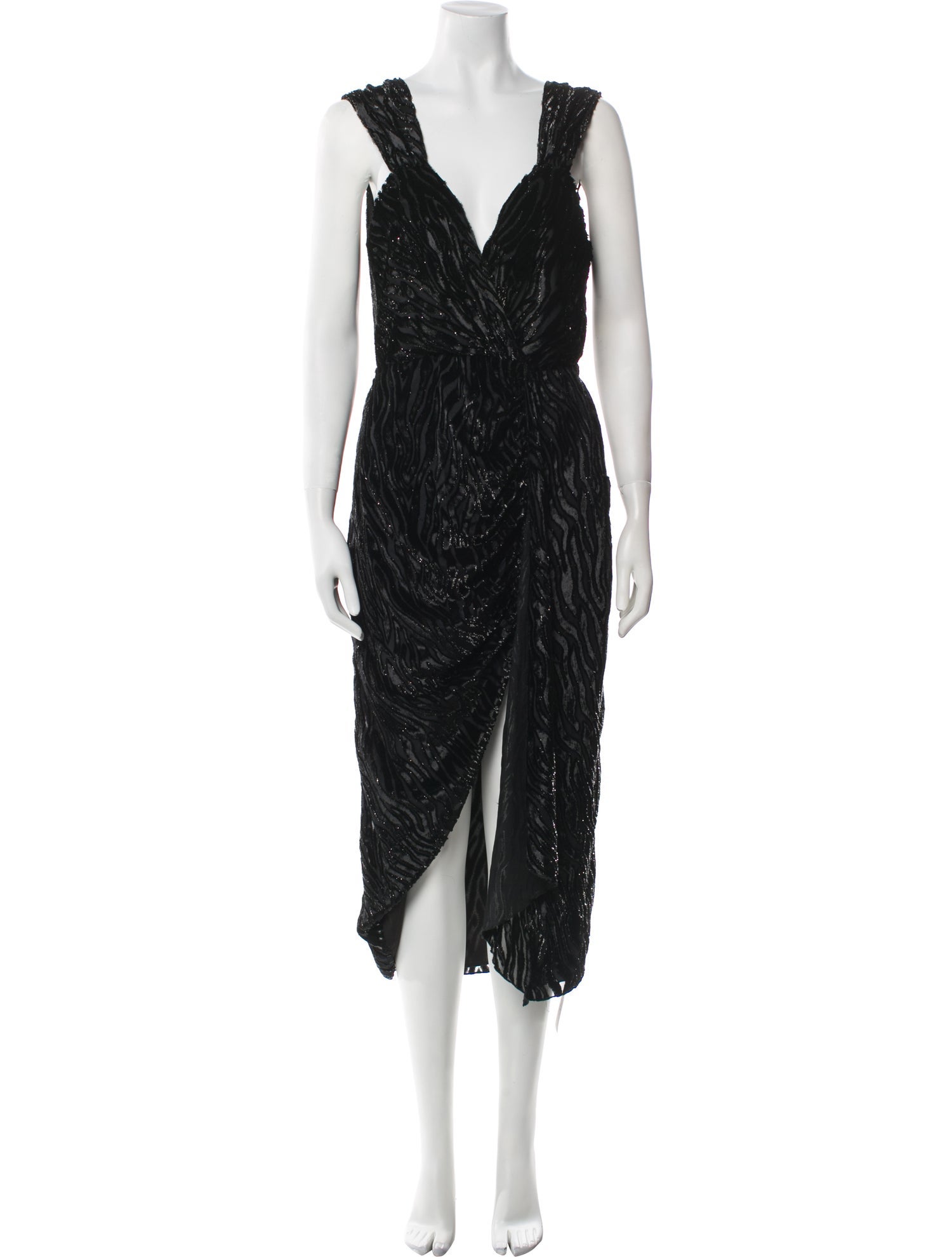 Saylor V-Neck Long Dress w/ Tags