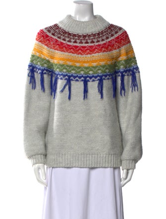 Saylor Striped Turtleneck Sweater