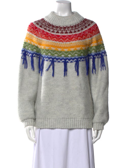 Saylor Striped Turtleneck Sweater