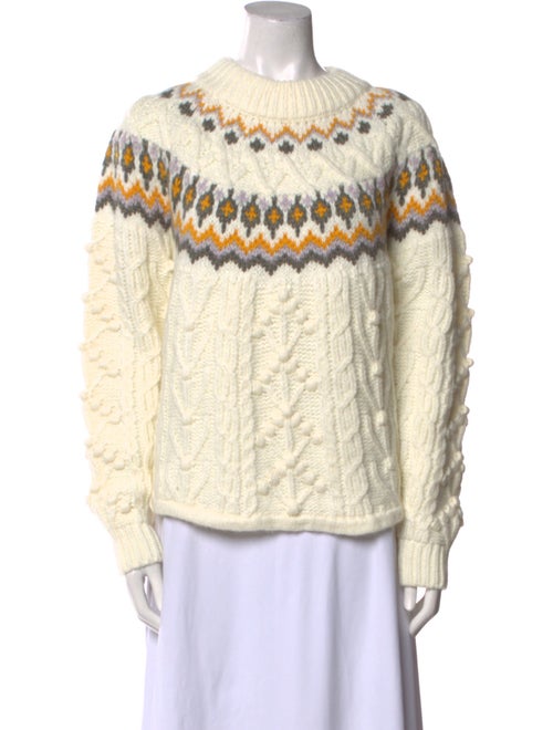 Saylor Patterned Crew Neck Sweater