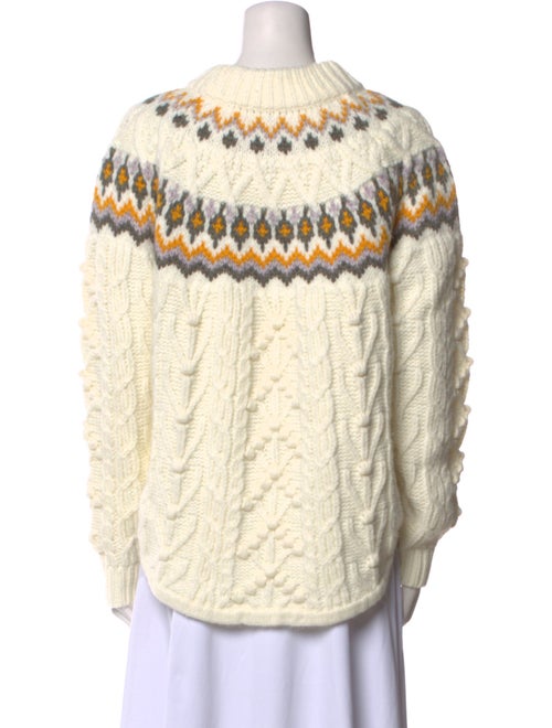 Saylor Patterned Crew Neck Sweater