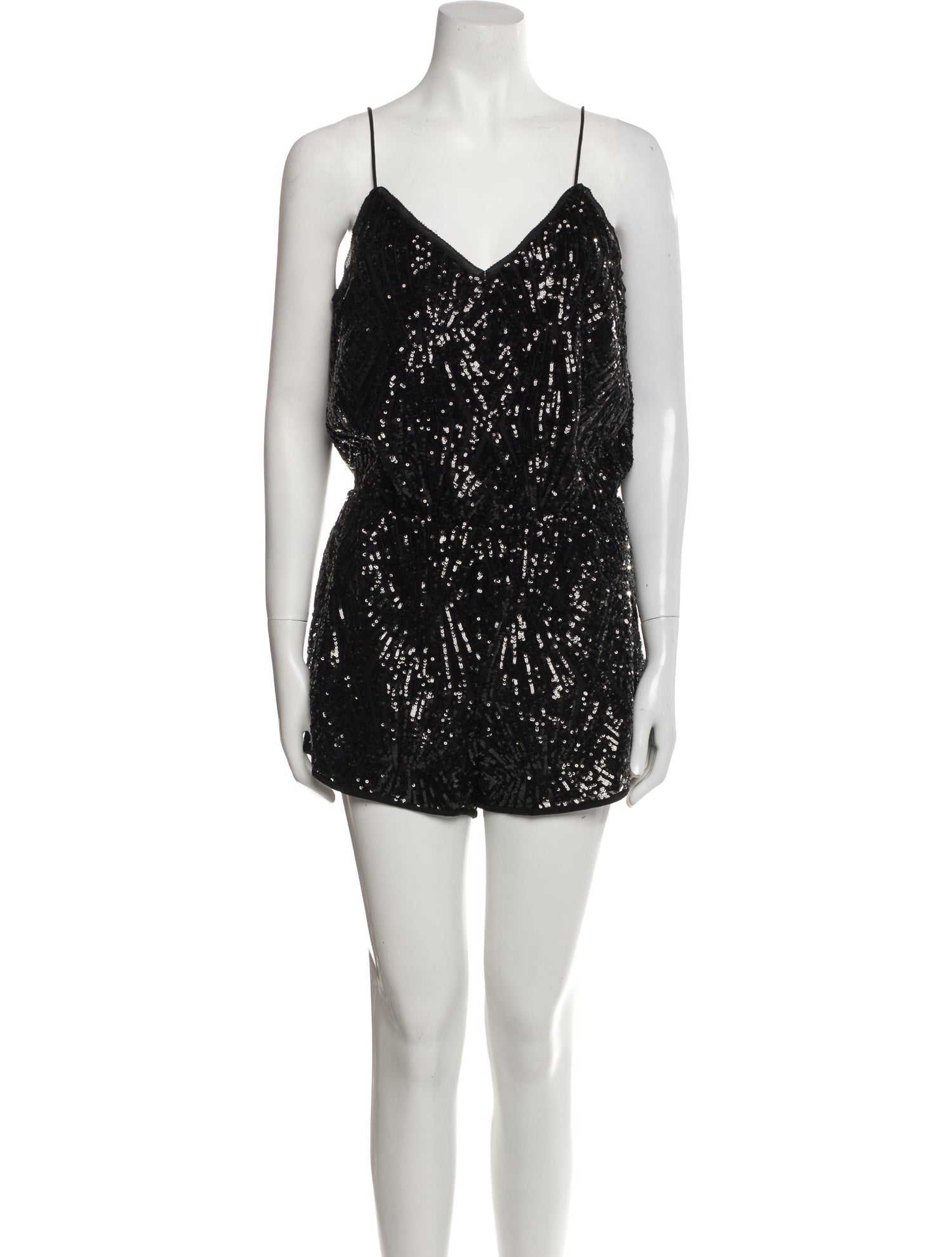 Saylor Nylon V-Neck Romper