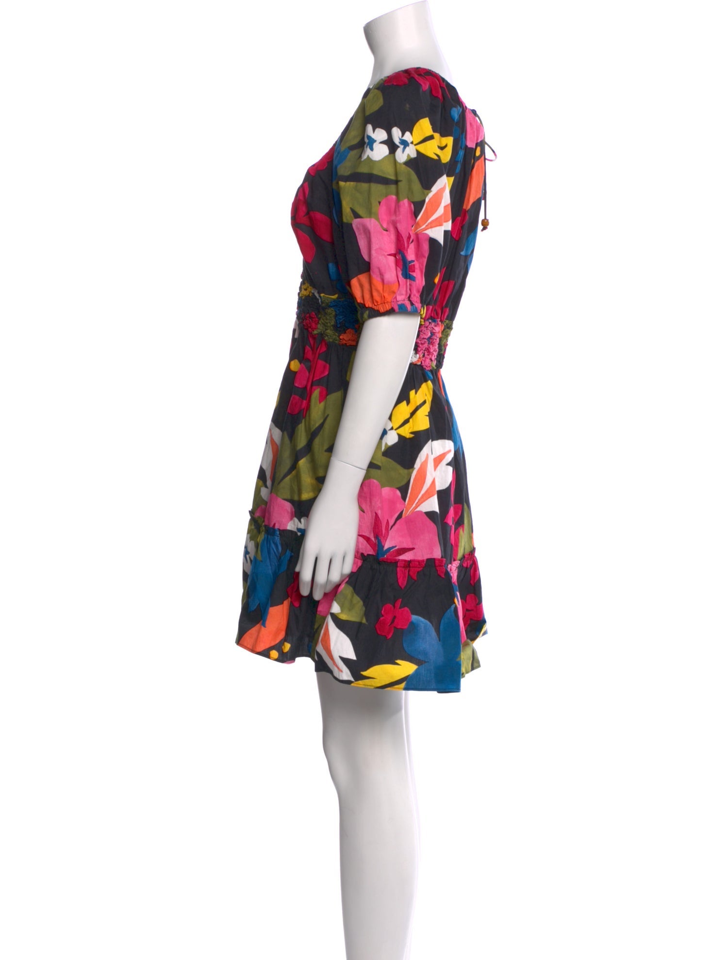 Saylor Floral Print Mini Dress