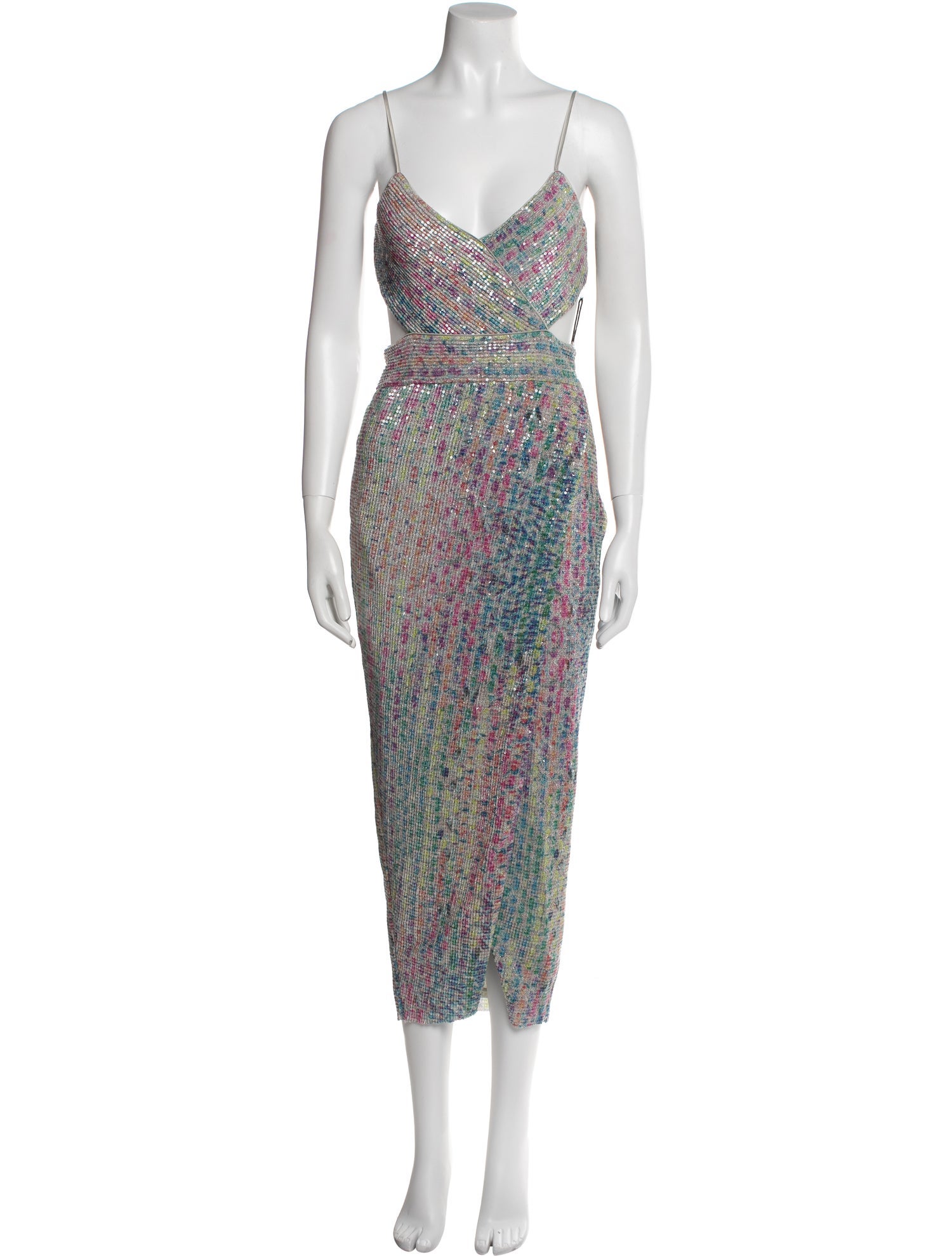 Saylor Printed Long Dress w/ Tags