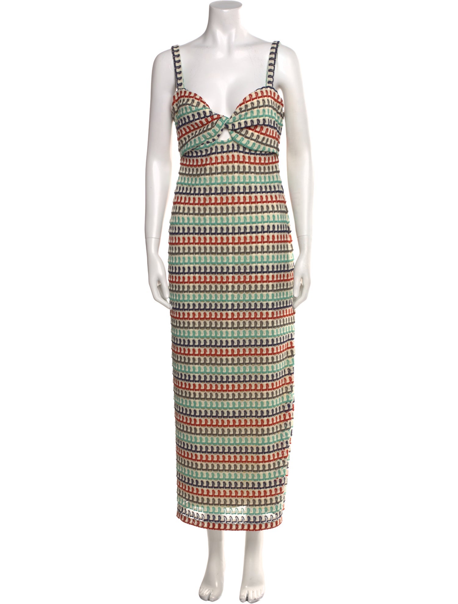 Saylor Printed Long Dress w/ Tags