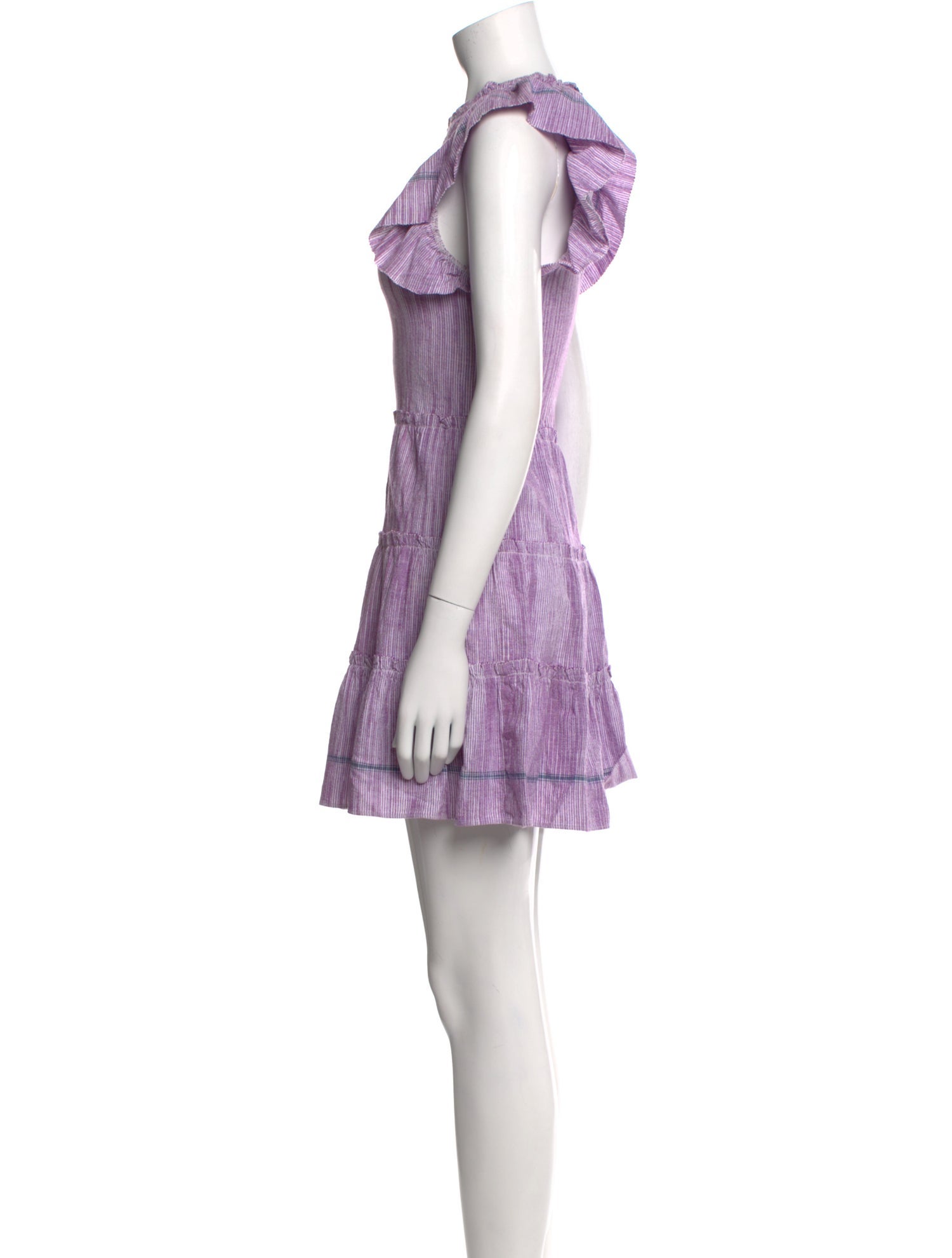 Saylor Plaid Print Mini Dress