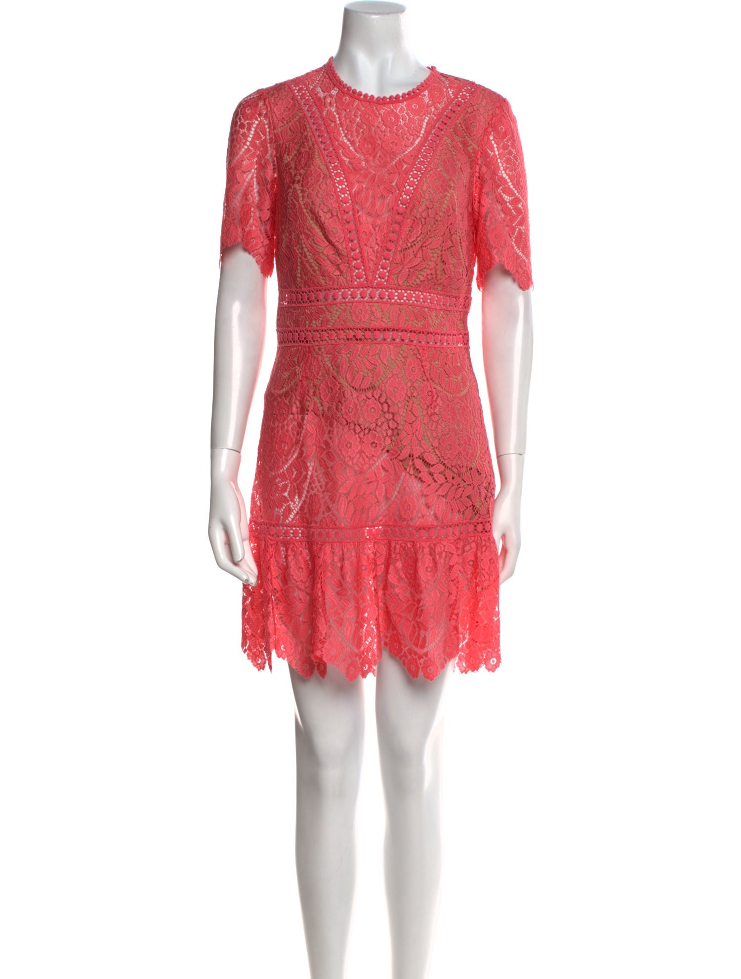 Saylor Crew Neck Mini Dress