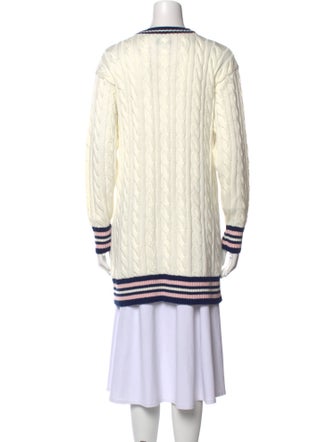 Saylor Striped V-Neck Sweater