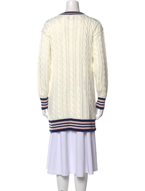 Saylor Striped V-Neck Sweater