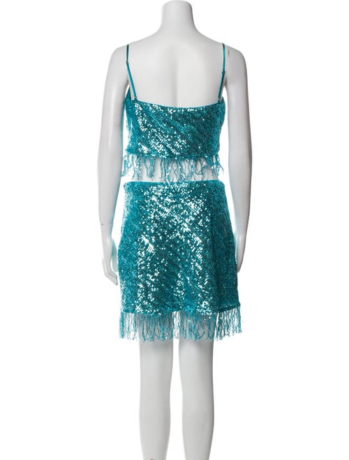 Saylor Sequin Embellishments Skirt Set
