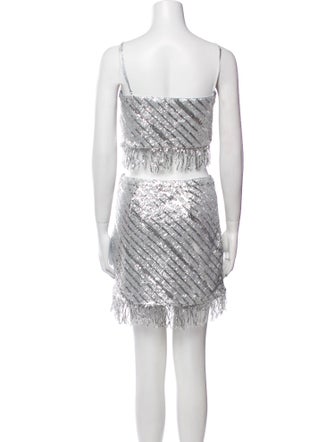 Saylor Sequin Embellishments Skirt Set
