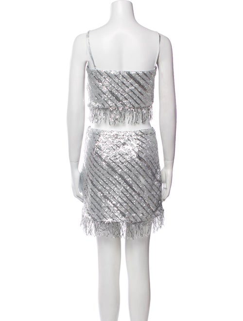 Saylor Sequin Embellishments Skirt Set