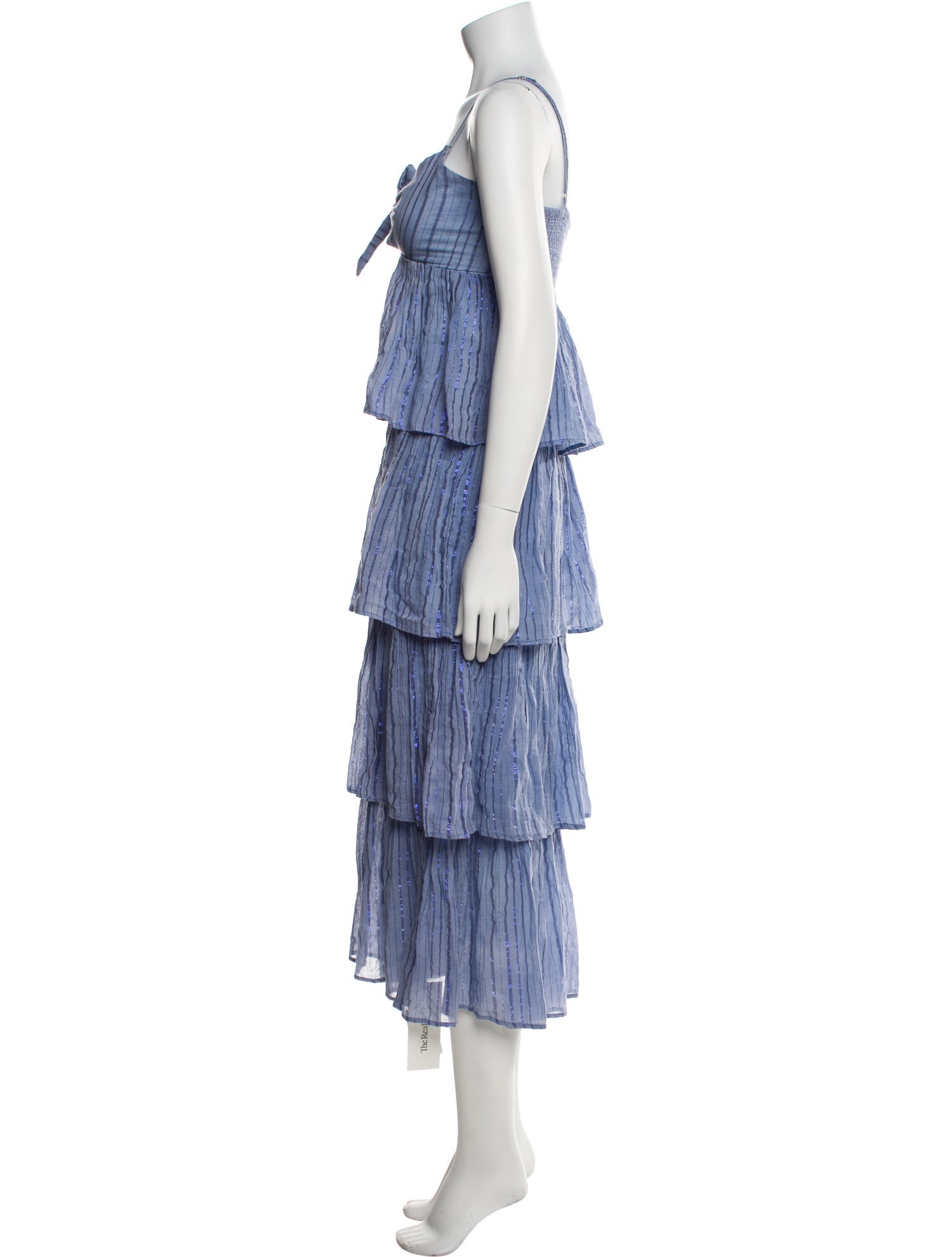 Saylor Striped Long Dress