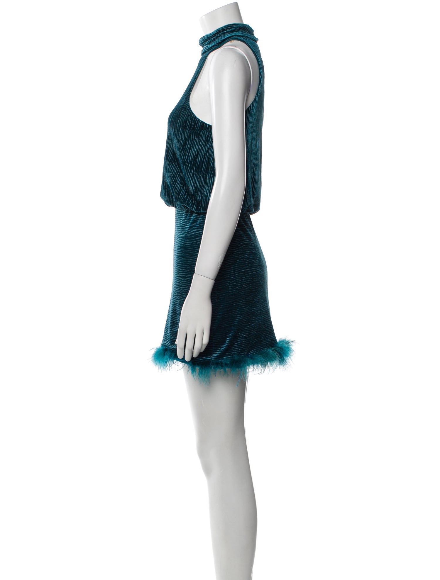 Saylor Mock Neck Mini Dress