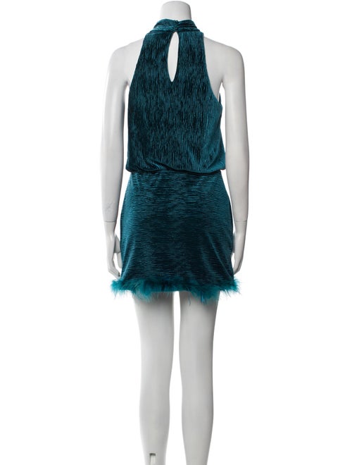 Saylor Mock Neck Mini Dress